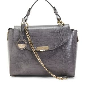 Versace Collection Leather Satchel